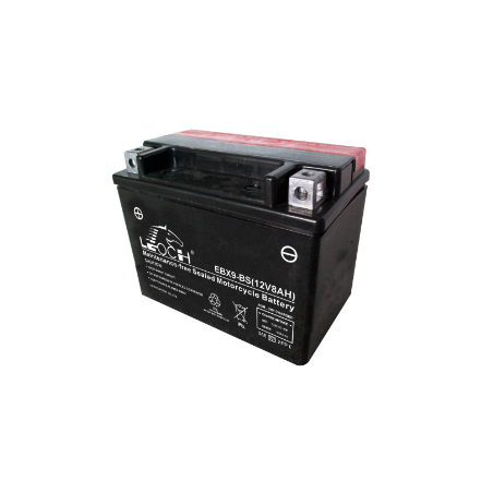 Batterie Leoch AGM+ACIDPACK MOTORCYCLE Type EBX9-BS(J) [12V8Ah] (150x105x87)