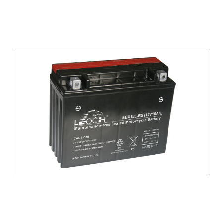 Batterie Leoch AGM+ACIDPACK TYPE EBX18L-BS 12V 18Ah (206*89*162)
