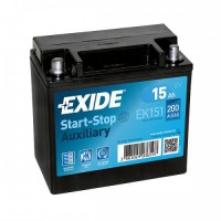 15Ah Start-Stop Type EXD/EK151 (150x90x145) Batterie 12V Exide Moto Start-Stop Type EXD/EK151