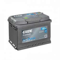 61Ah/EA612 (242x175x175) Batterie Exide Premium Type EXD/EA612