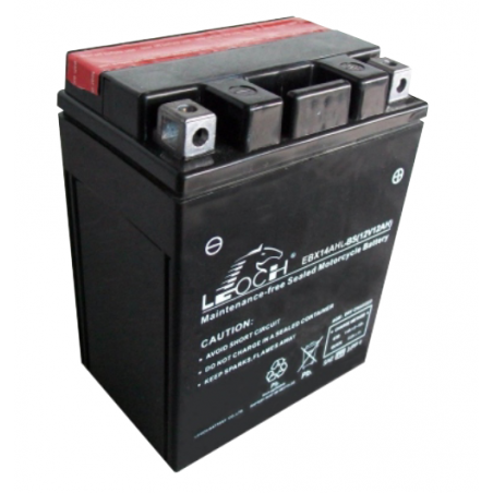 Type EBX14AHL-BS(J) [12V12Ah] (133x164x90) batterie AGM chargée prèt à l'emploi directement