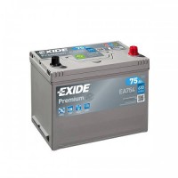 Batterie Exide Prenium 75Ah 270x173x222 Type EXD/EA754