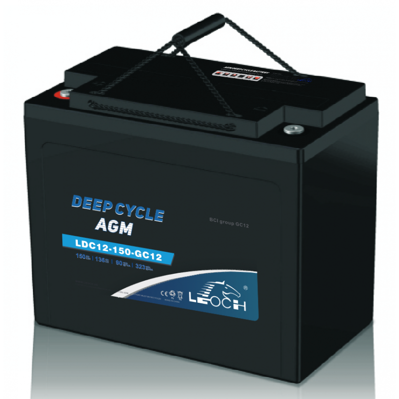 Type LDC12-150-GC12 [12V 150Ah] (327x274x180) Leoch Serie LDC