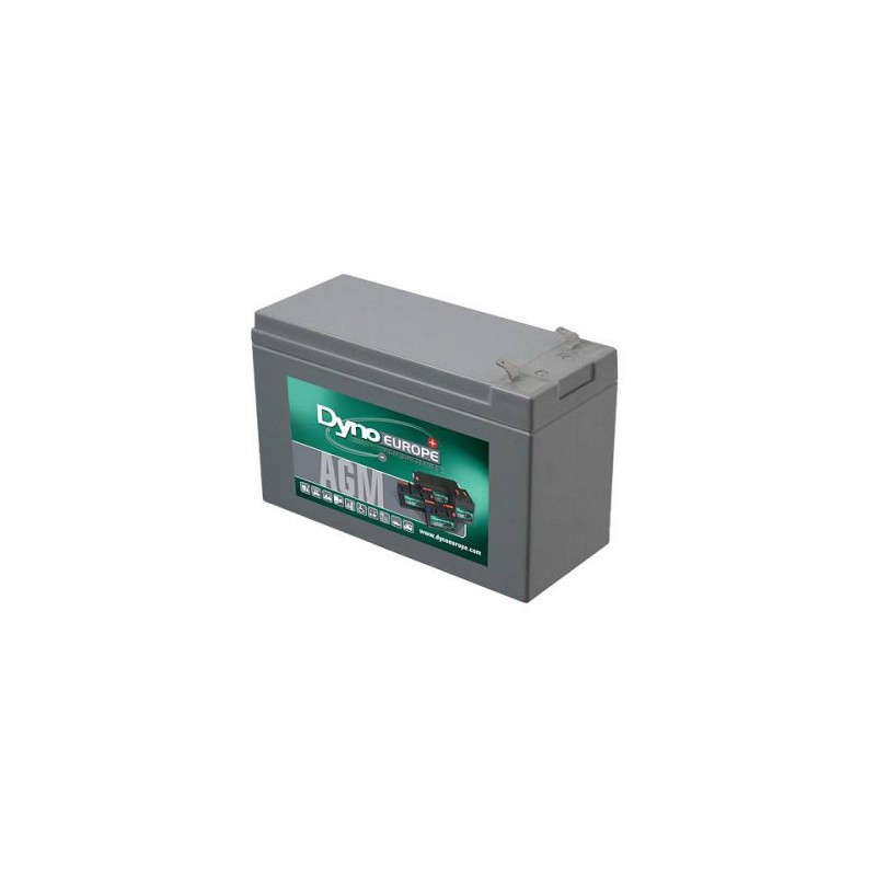 Batterie Dyno Europe AGM 12V 7,7 Ah (C20) 6,3 Ah (C5) 151x65x100 Type DAB12-7-5EV