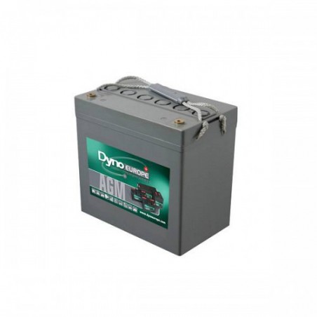 Batterie Dyno Europe AGM 12V 60,7Ah (C20) 49,8Ah (C5) 229x138x214 Type DAB12-55EV