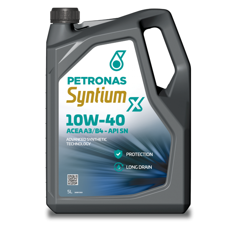 Huile moteur PETRONAS Syntium X 10W-40 Bidon 5L