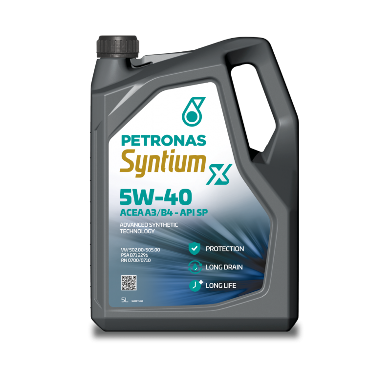 Huile moteur PETRONAS Syntium X 5W-40 Bidon 5L