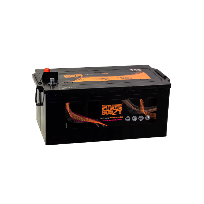 Type PB.740.500 [240Ah 12V] (518x242x276) POWERBOOZT.SUPER.HEAVY.DUTY.EFB.BATTERY
