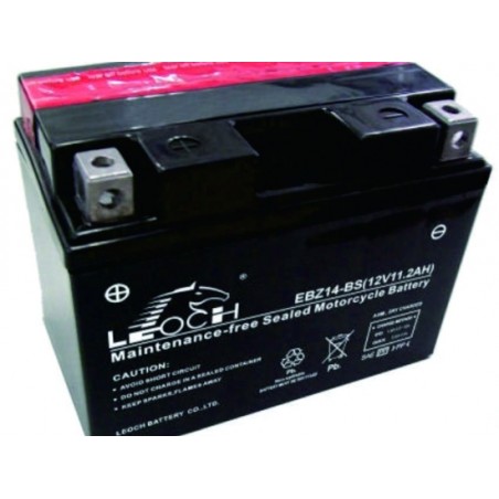 LEOCH-BIKE EBZ14-BS 12V 11,2Ah (C10) 220CCA layout 1 term 11 (150*88*110) 3,8kg