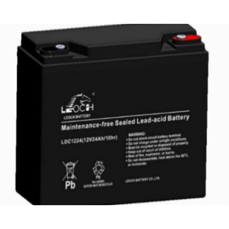 LEOCH LDC12-25 /LDC1224 12V 24Ah(C10) 25Ah(C20) T15 (181*76*171) 6.8kg