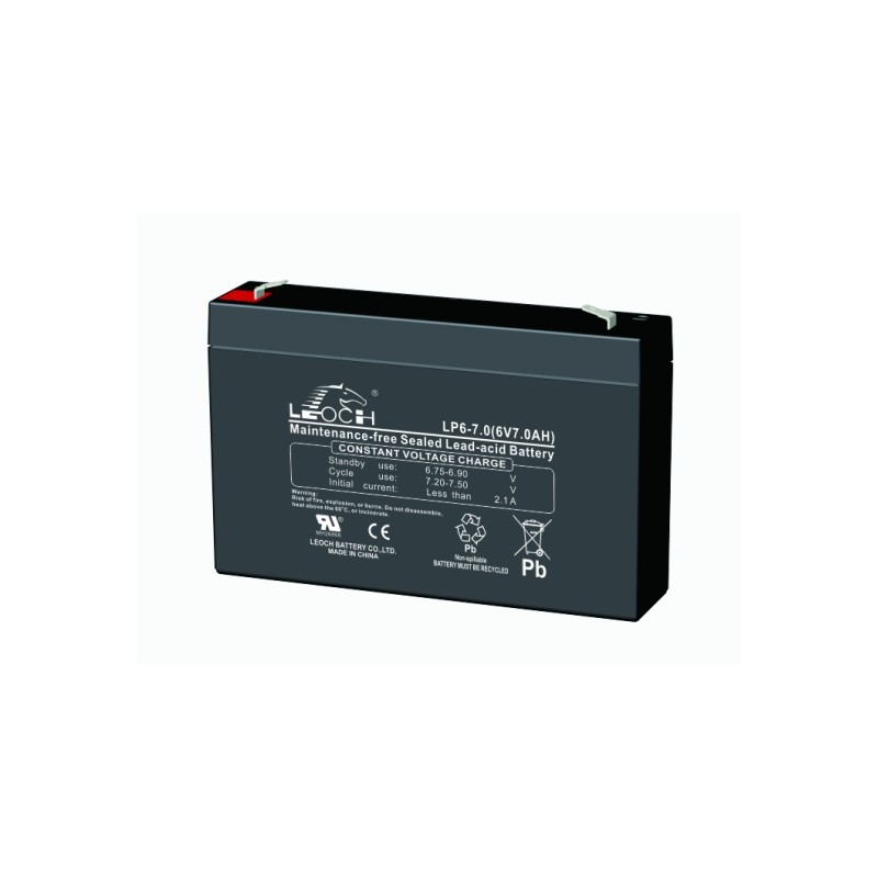 LEOCH LP6-7.0 6Ah layout 1 term T1 (151*34*100) 1,12kg