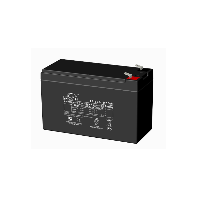 LEOCH LP12-7.0 12V 7Ah layout 4 term T2 (151*65*98) 1,82kg