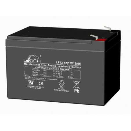 LEOCH LP12-12 12V 12Ah layout 4 term T1 (151*98*98) 3,5kg