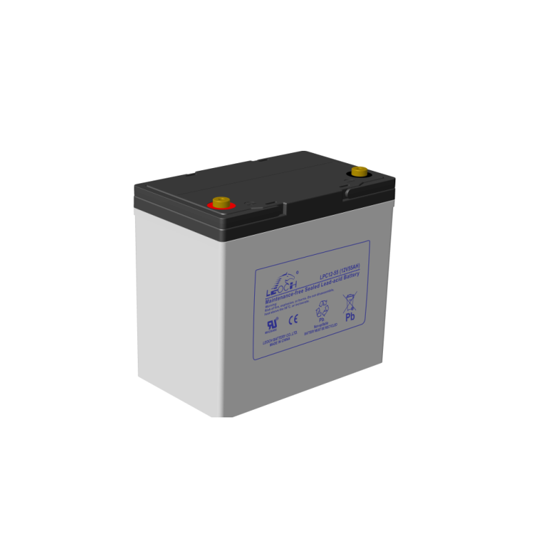 LEOCH LPC12-55 12V 59Ah layout 1 term M6 insert (229*138*211) 16.2kg