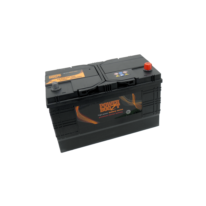 POWERBOOZT PB.610.047 PROF-SLI 110Ah 680A +R DIN B00 (LOT7) (349*175*236) 26,8kg