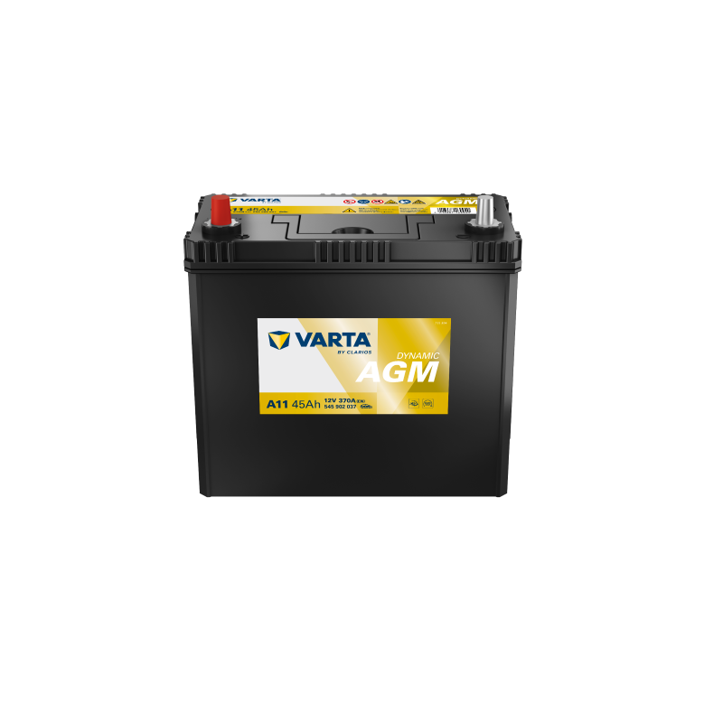 VARTA A11 545902037 DYN-AGM 45Ah 370A +L JIS B00 (B24R) (236*126*224) 13kg