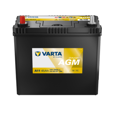 VARTA A11 545902037 DYN-AGM 45Ah 370A +L JIS B00 (B24R) (236*126*224) 13kg