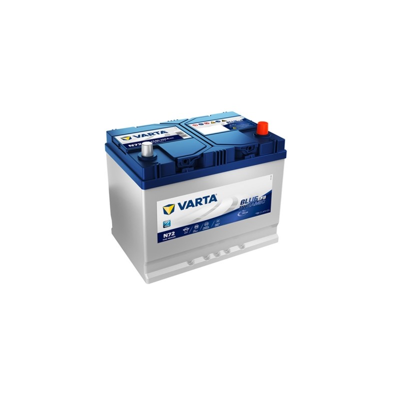 VARTA N72 572501076 DYN-EFB 72Ah 760A +R DIN B01 (D26-GR24) (261*175*219) 18,8kg