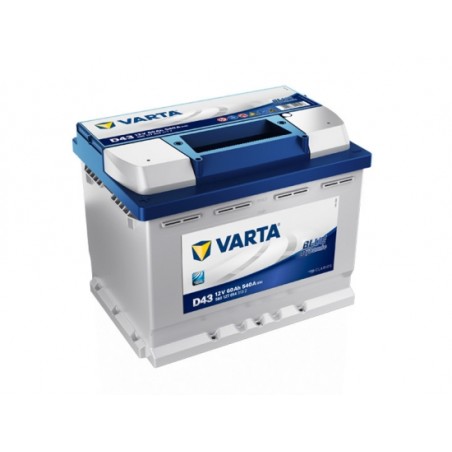 Batterie Varta BLUE Dynamic D43 Type 560127054 242x190x175