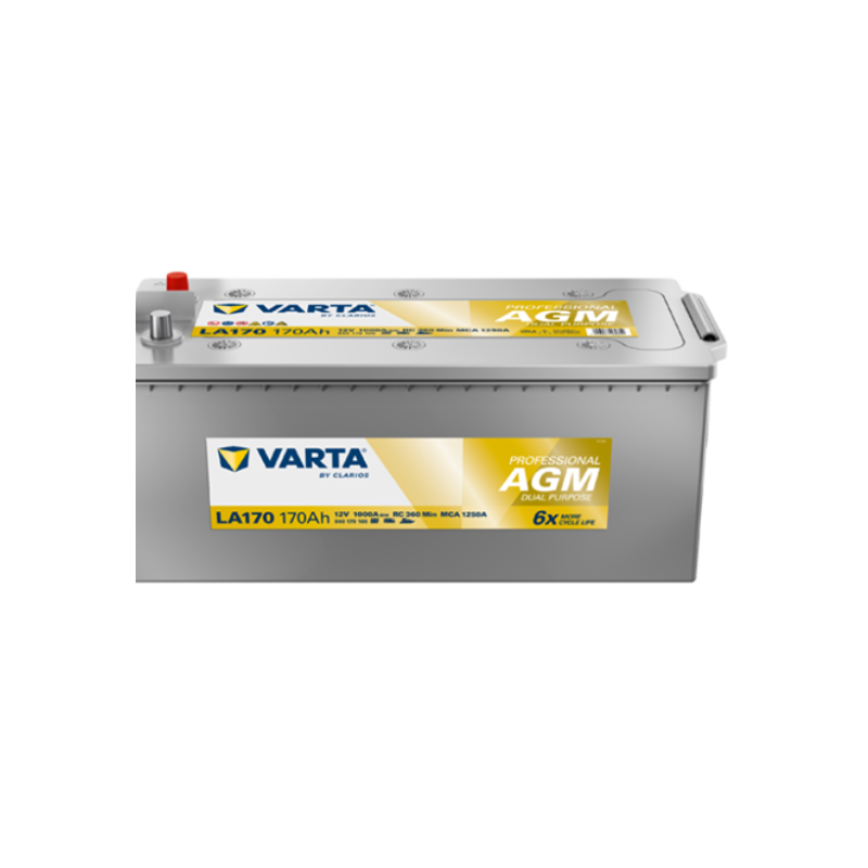 VARTA LA170 8401701000 PROF-AGM 170Ah 1000A +L DIN B00 (B) (513*223*223) 47,5kg