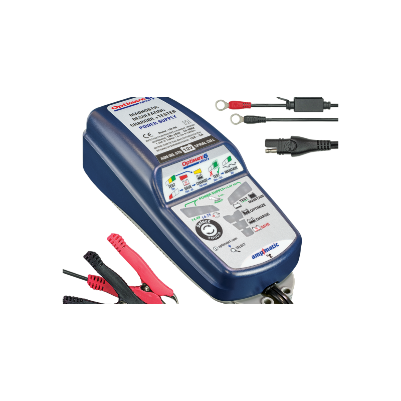 OPTIMATE OPT.6G 6 Gold Select Supply Start/Stop charger (12V-6A)