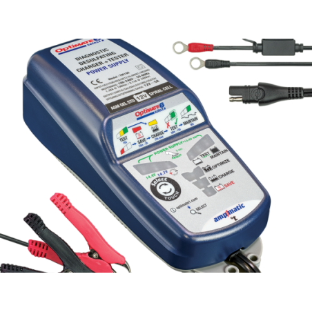 OPTIMATE OPT.6G 6 Gold Select Supply Start/Stop charger (12V-6A)