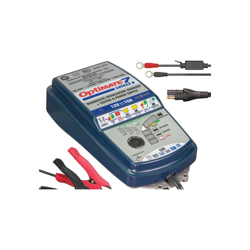 OPTIMATE OPT.7G 7 Gold Select Supply Start/Stop charger (12V 10A)