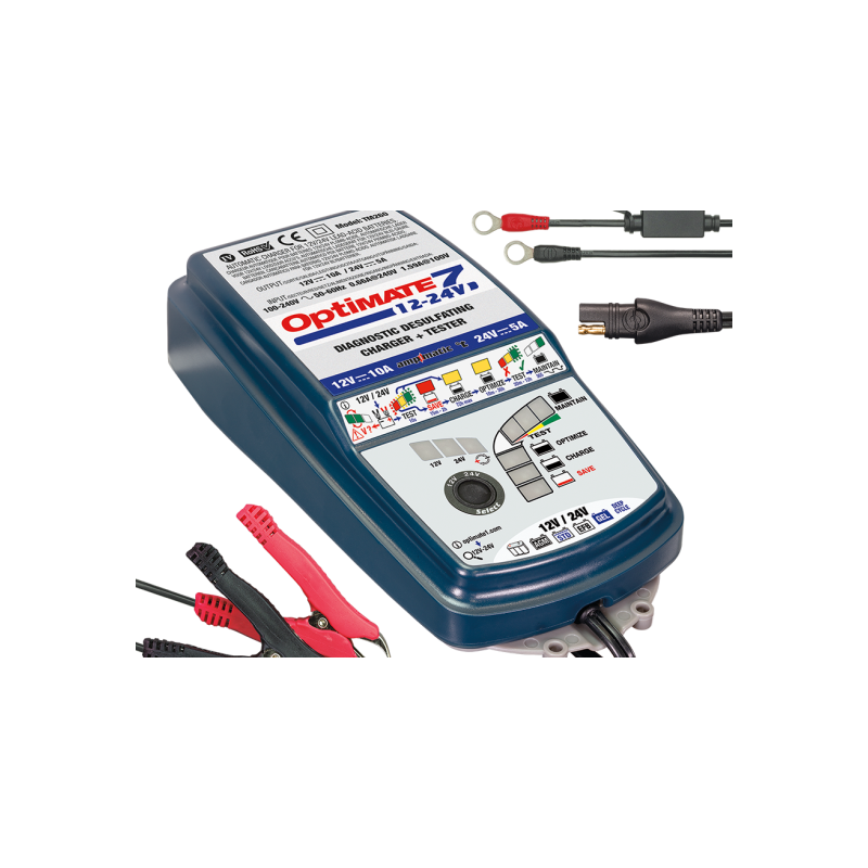 OPTIMATE OPT.7G.1224 7 Gold Start/Stop charger (12V-10A / 24V-5A)