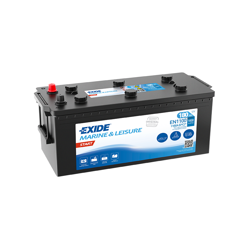 Batterie EXIDE MARINE START EN1100 12V 180Ah 513x223x223