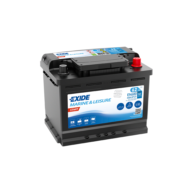 Batterie BATTERIE EXIDE MARINE START 12V 62Ah 242x175x190