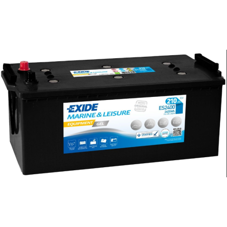 Batterie Exide Equipment Gel ES2400 12V 210Ah 518x279x240