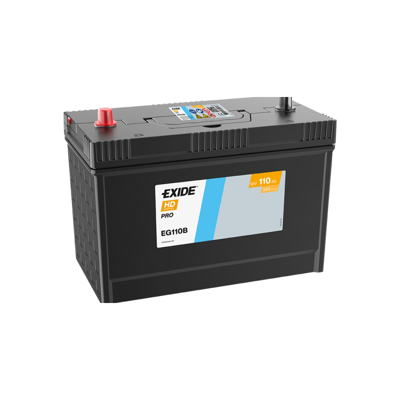 EXIDE EG110B (TG110B) SLI 12V 110Ah 950A +C B0 330*173*240mm 25,9kg