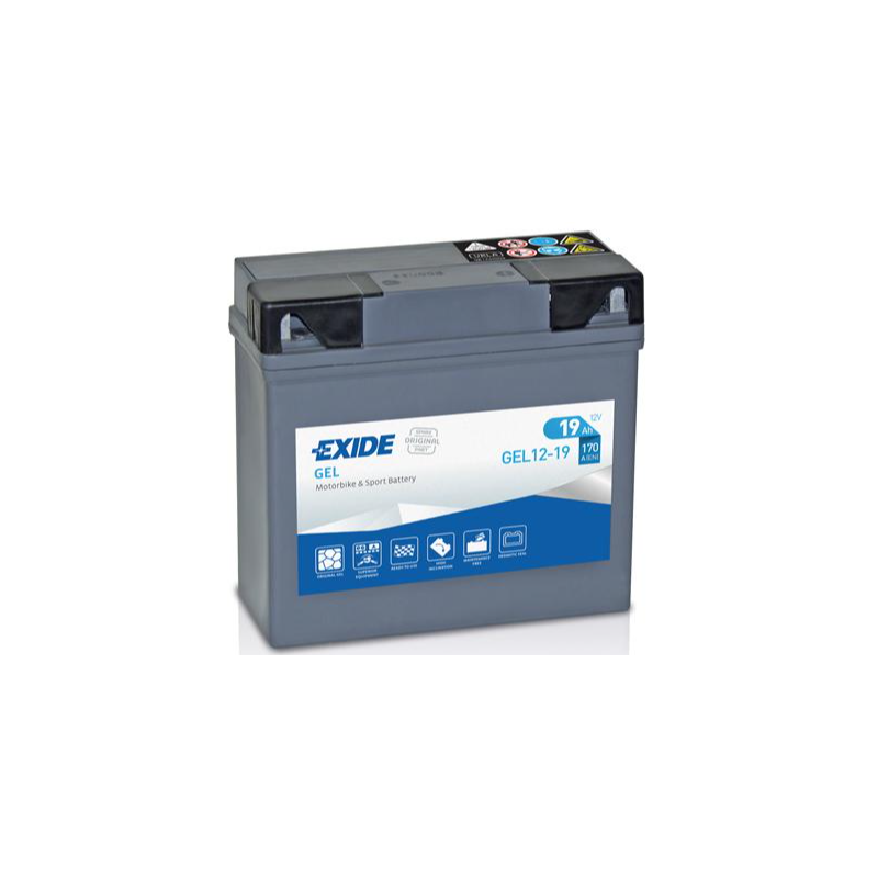 Batterie EXIDE GEL MOTO G16 12V 16Ah 185x75x167