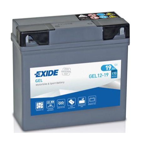 Batterie EXIDE GEL MOTO G16 12V 16Ah 185x75x167