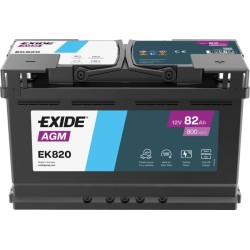 EK 800 Exide 80AH 800A/EN...