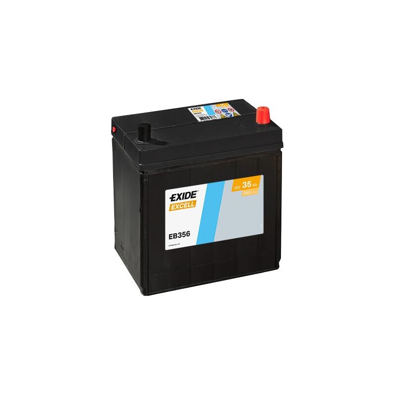 EXIDE EB356 (TB356) SLI 12V 35Ah 240A +R B0 187*127*220mm 8,9kg
