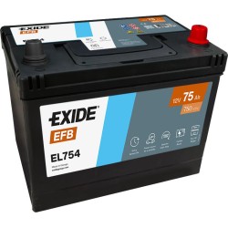 EXIDE EL754 (TL754) EFB 12V...