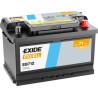 EXIDE EB712 (TB712) SLI 12V 71Ah 670A +R B13 278*175*175mm 15,6kg