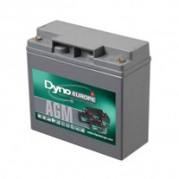 AGM 18,5 Ah (C20) 15,5 Ah (C5) 181x76x167 Batterie Dyno Europe AGM Type DAB12-18EV