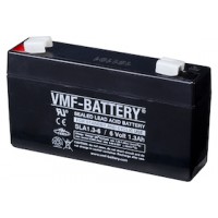 AGM 6V 1.3Ah (C20) 1.02Ah (C5) Batterie VRLA-AGM DAS-SERIES 97x24x58 Type DAS6-1.3