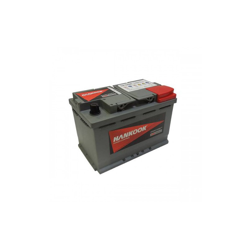 Batterie 70Ah Hankook AGM Start-Stop 275x174x190 Type SA57020