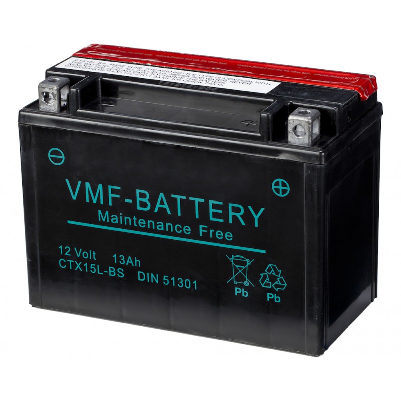 Batterie Moto Xtreme PowerSport 12V 13Ah 175x90x130 Type YTX15L-BS