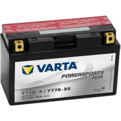 VARTA AGM YT7B-4 / YT7B-BS 12V 7Ah 150x66x94
