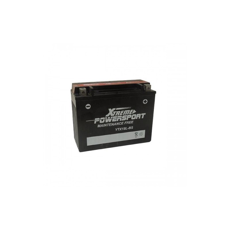 12V 18Ah YTX18L-BS 205x87x162 Batterie Moto Xtreme PowerSportType YTX18L-BS