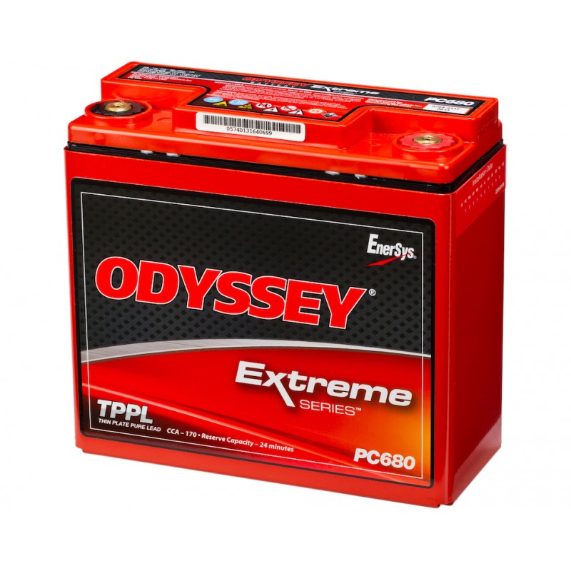 Batterie Moto Odyssey 12V 16Ah 185x79x169 Type PC680