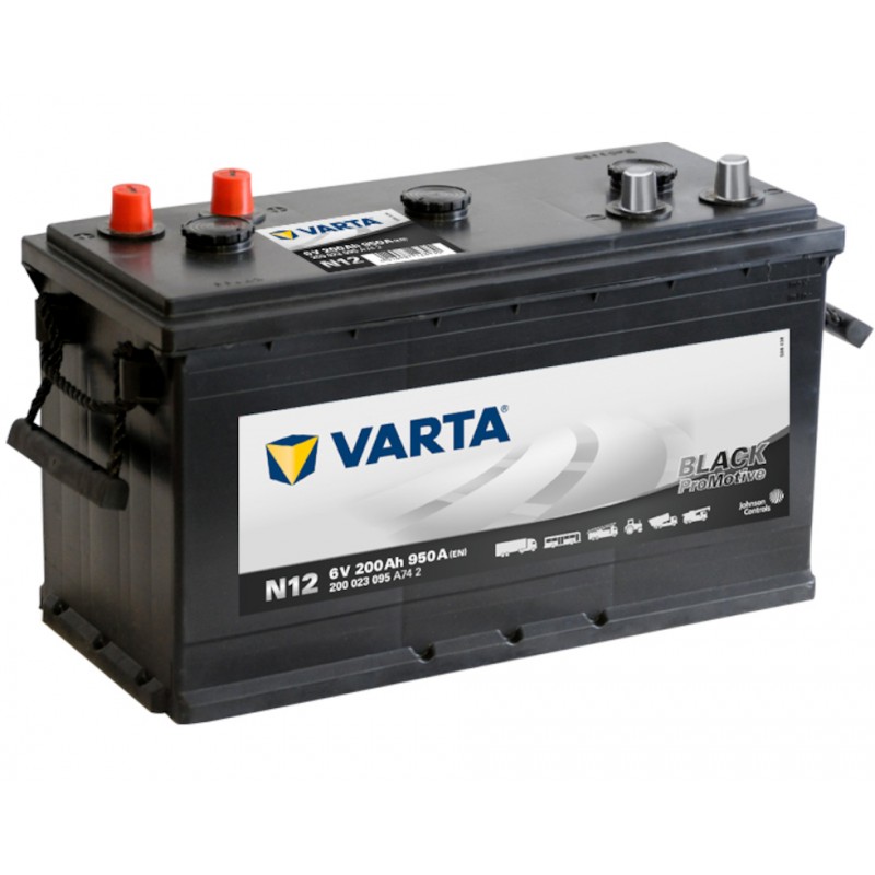 Batterie 	VARTA PRO motive BLACK N12 6V 200Ah 403x175x238