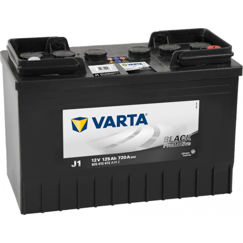 Batterie VARTA PRO motive BLACK J1 12V 125Ah 	349x175x290