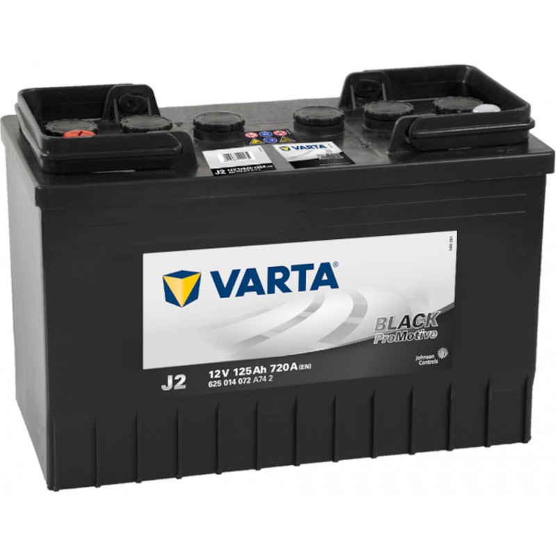 Batterie VARTA PRO motive BLACK J2 12V 125Ah 	349x175x290