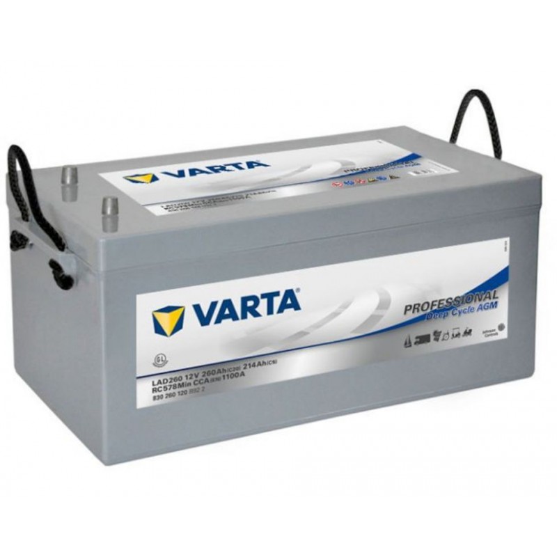 Batterie VARTA Professional DC AGM LAD260 12V 260Ah 521x269x240