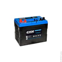 Batterie EXIDE DUAL AGM EP650 (650WH) 12V 75AH 270x173x222